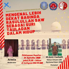 Rasulullah Sebagai Teladan Hidup Mahasis